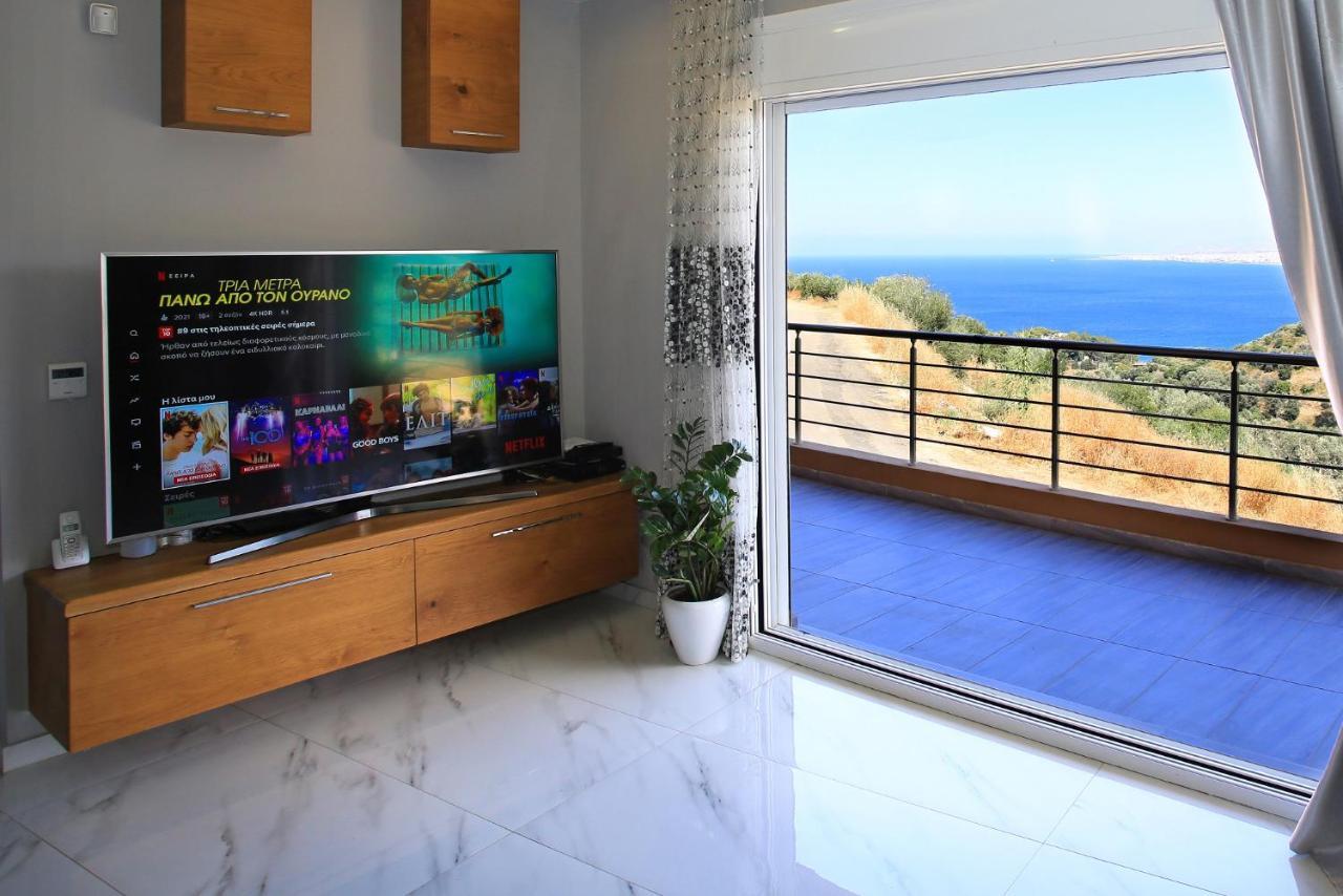 Design Villa Nicol - Heated Pool - Summer Kitchen イラクリオン エクステリア 写真