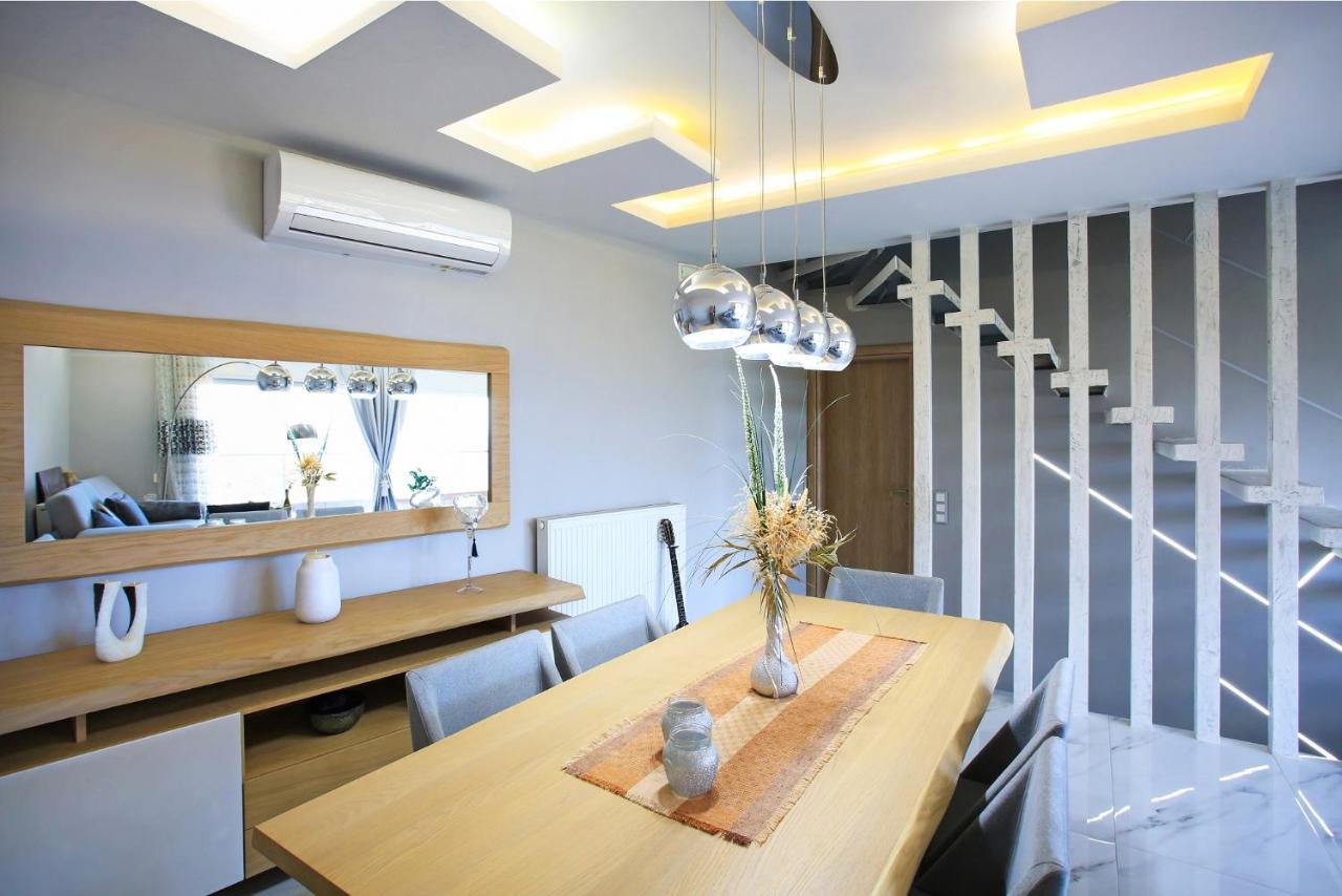 Design Villa Nicol - Heated Pool - Summer Kitchen イラクリオン エクステリア 写真